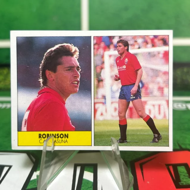 Michael Robinson - Osasuna - Ediciones Festival 1987 1988 Rare Sticker New