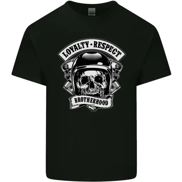 Respect Brotherhood Motorcycle Biker Bike Mens Cotton T-Shirt Tee Top