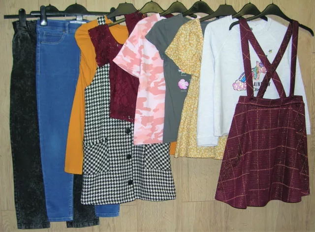 NEXT TU GAP M&S etc Girls Bundle Tops Skirt Jumper Dress Jeans Age 10-11