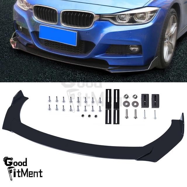 Car Front Bumper Lip Kit Chin Spoiler Splitter PP Black For E92 E90 F30 F10 M4