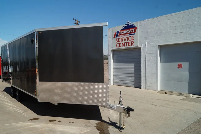 2022 Legend Explorer 8.5 X 28' Deckover Aluminum Sled & Snowmobile Trailer 3