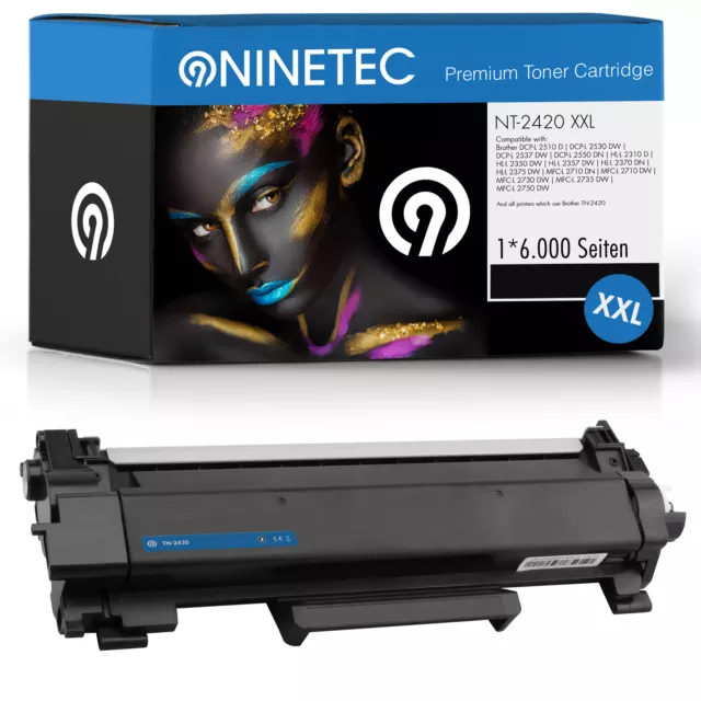 XXL Toner für Brother TN2420 DCP-L2530DW HL-L2375DW L2310D MFC-L2710DW L2730DW