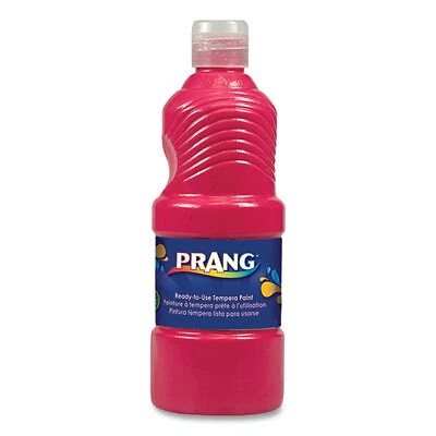Pintura al temple lista para usar Prang, magenta, botella de tapa dispensadora de 16 oz X21618