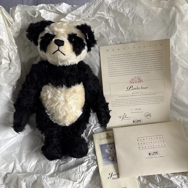 2003 STEIFF 661013 PANDA BEAR Jointed 40cm GROWLER L.E.D. 2,000/00114 ...