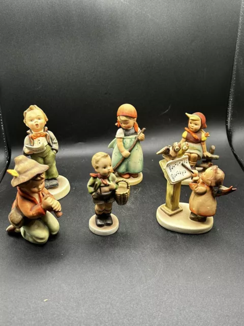 Vintage Hummel Goebel Figurines Lot of 6 W. Germany Full Bee