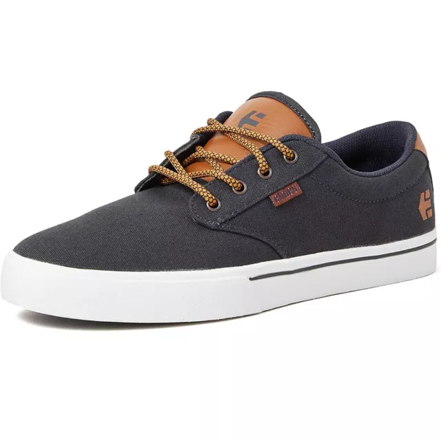 Etnies Herren Jameson 2 Eco Niedriges Top Sneaker Schuhe Navy Hellbraun Weiß