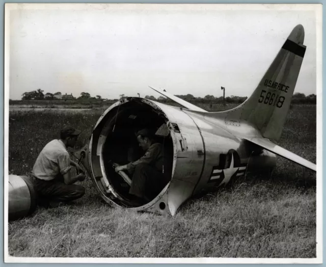 Lockheed P-80 Shooting Star Raf Horsham St Faith Norfolk Press Photo Usaf 18