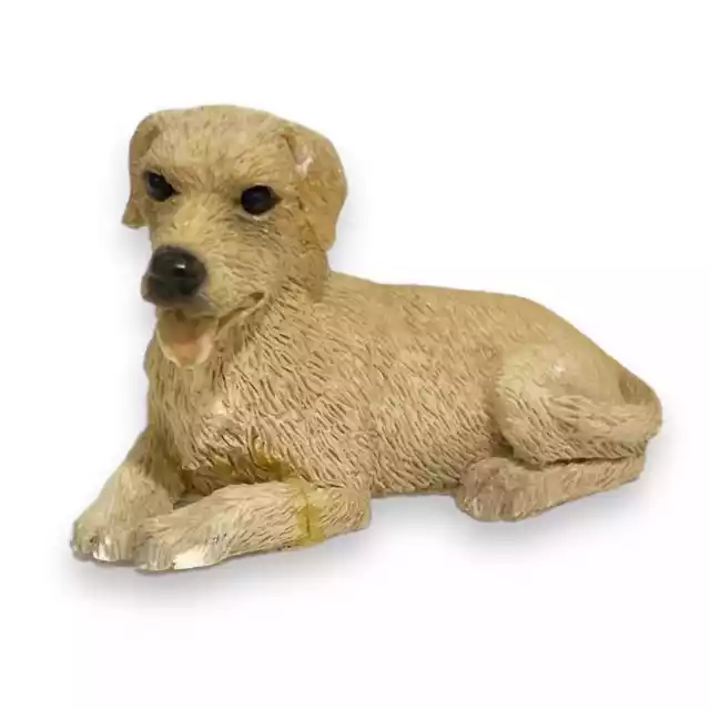 Vtg Golden Retriever Labrador Dog Resin Figurine Stone Critters Statue *Repaired