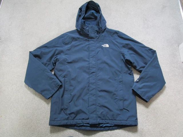 The North Face Mens Sangro Insulated Jacket Hyvent Waterproof Rain Coat M Quest
