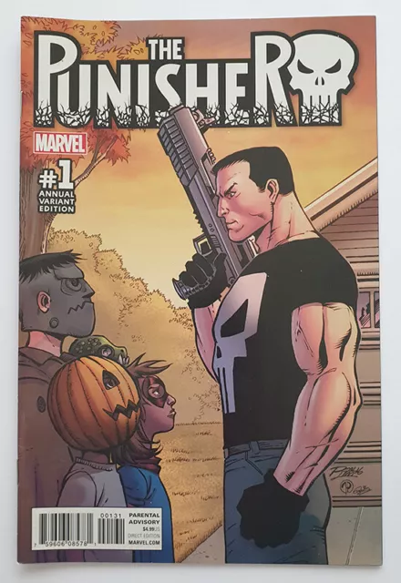 Marvel The Punisher 2016 #1 Halloween Annual variant cover VF/NM unread