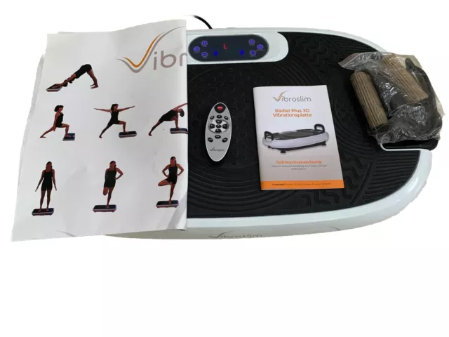 VIBROSLIM RADIAL PLUS 3D Fitness Vibration Plate 90.00 PicClick UK