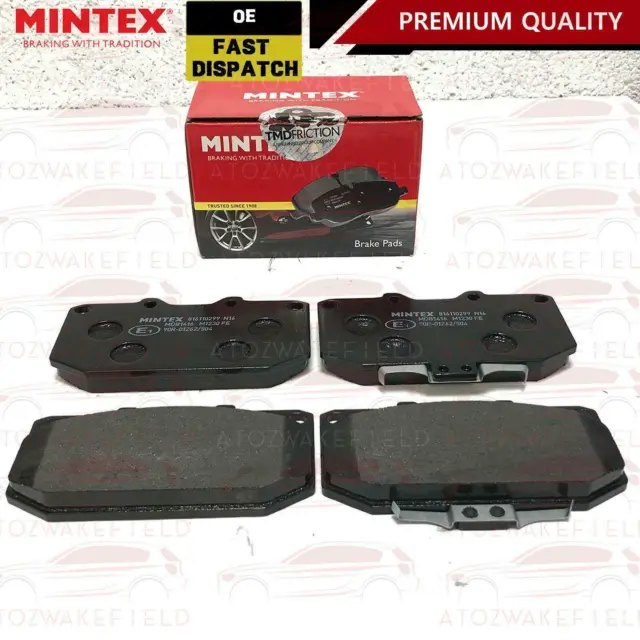 For IMPREZA WRX 2.0 2.5 TURBO P1 GB270 FRONT MINTEX BRAKE PADS 4 POT CALIPER