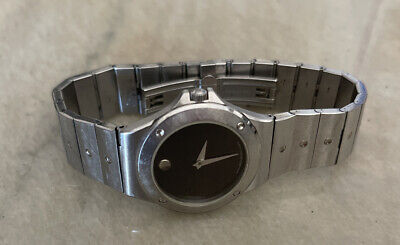 Vintage Movado Ladies Stainless Steel Museum Watch Classic