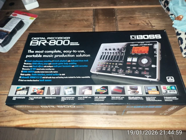 BOSS BR-800 DIGITAL Multi-track Recorder 8-Track, Box, PSU, Good ...