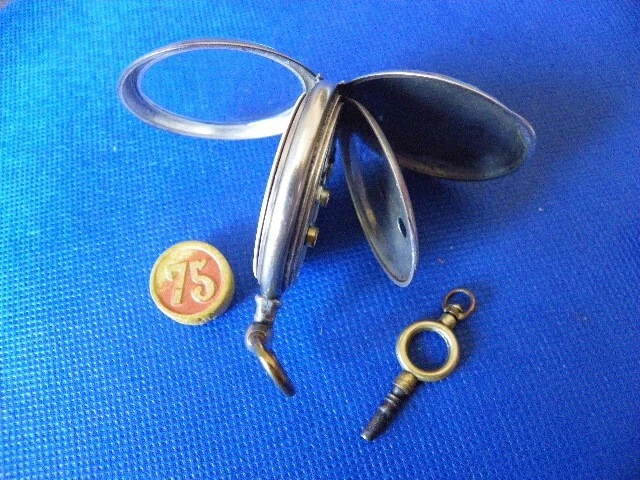 Lot De 75 Montres Gousset Argent à Clé – Vintage, Mécanique, Homme, France