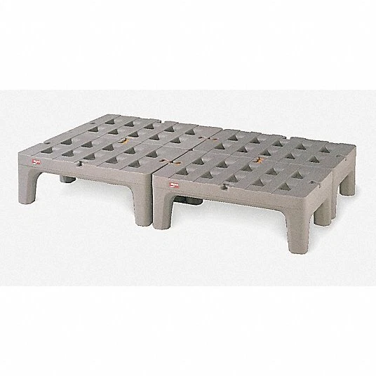 METRO Dunnage Rack: 12 in x 22 in x 36 in, 1,500 lb Load Capacity, 9AH85