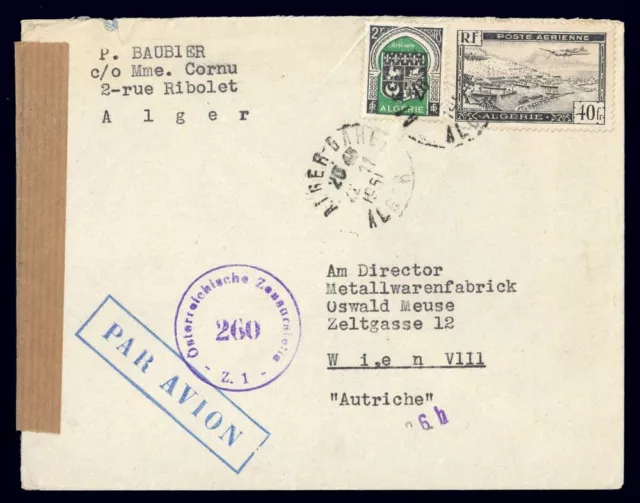 1946, Algerien, 256 u.a., Brief - 1612102