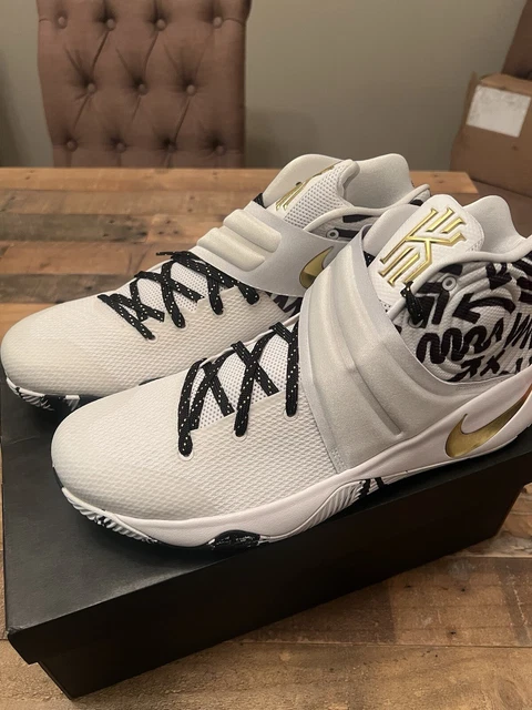 NIKE ID BY You Kyrie 6 Triple White Mens Size 12 CT1019 991  display picture 2