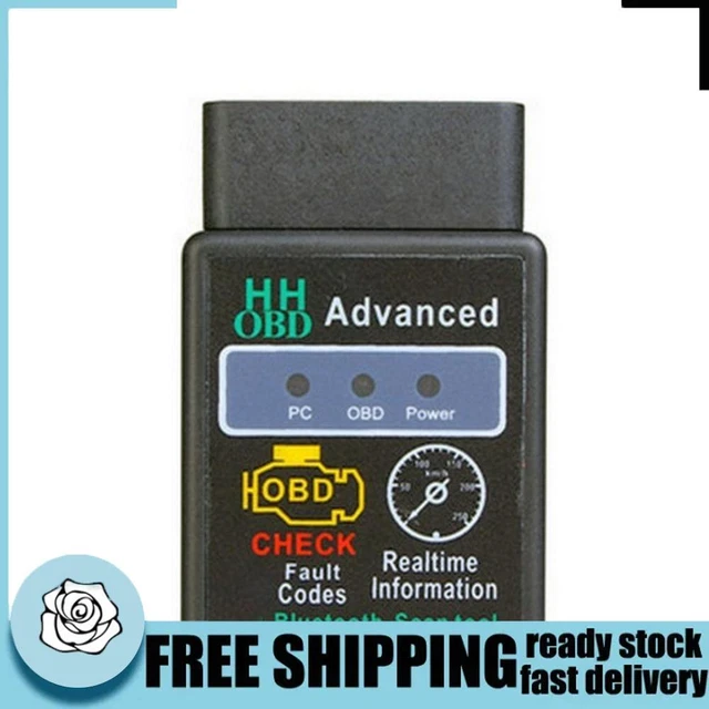 DISPOSITIVO DIAGNOSTICO OBD2 Bluetooth lettore errori auto scansione ...