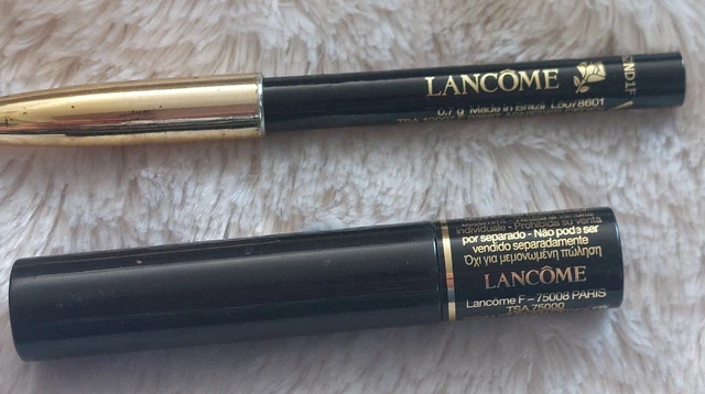 Juego de rímel Lancome negro hipnosis, mini delineador de ojos negro
