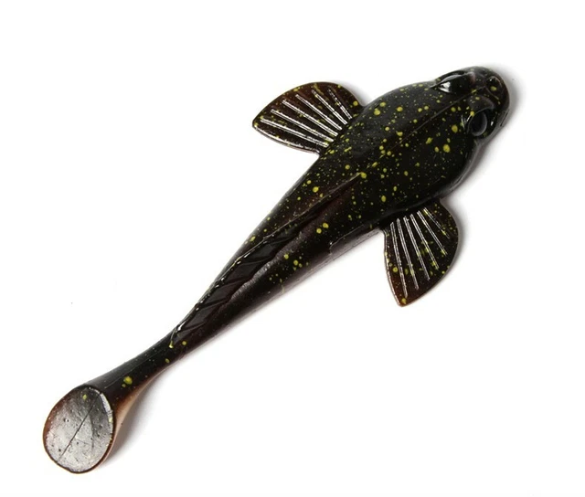 3PC CATFISH LURE! fishing bait! bass, trout! Soft plastic bait!Paddle