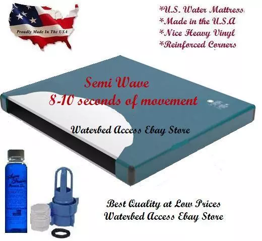 California King SEMI WAVE Replacement waterbed Mattress for hardside water bed