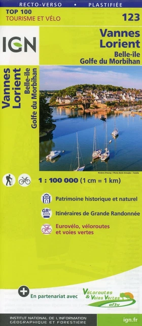 Vannes Lorient 1:100 000