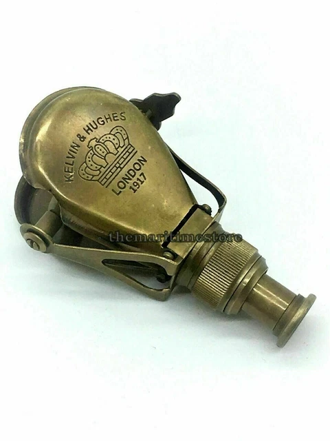 1917 Binoculares Marítimos Vintage Náutico Monocular Telescopio Náutico Regalo