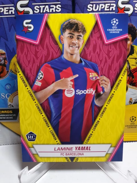 Topps UCC SuperStars 2023/24 Lamine Yamal FC Barcelona YELLOW Card Nr. 48