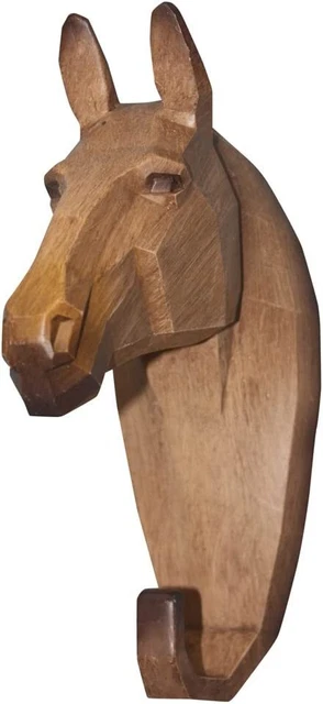 Comfy Hour Wildlife Collection Horse Head Single Coat Hook, Clothes Rack, Animal