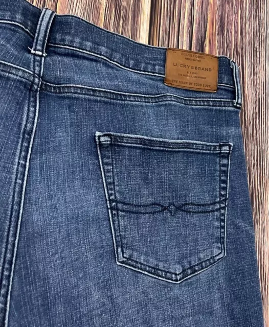LUCKY BRAND JEANS 410 Athletic Slim Mens Sz 40x32 (Measures 42x32) $19. ...
