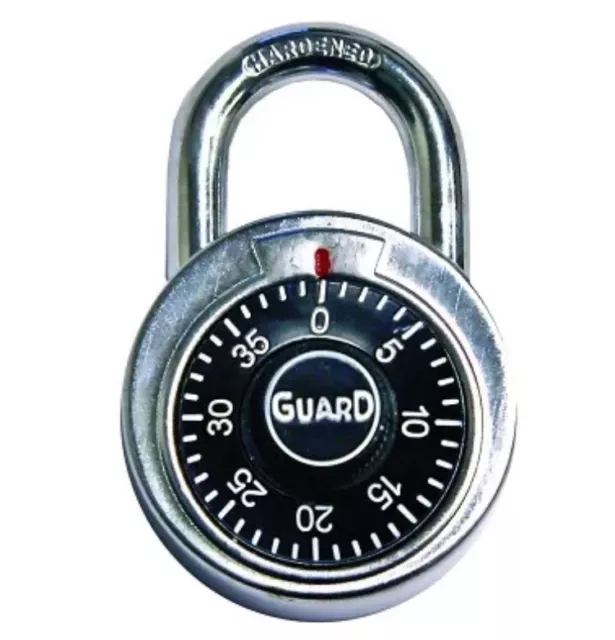 2 New~Guard Security 1500 Dial Combination Padlocks 2 inch Security Lock