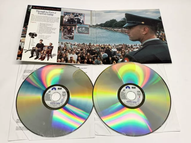 Vintage Forrest Gump Laserdisc Movie 1994 Deluxe Edition Tom Hanks Not Tested