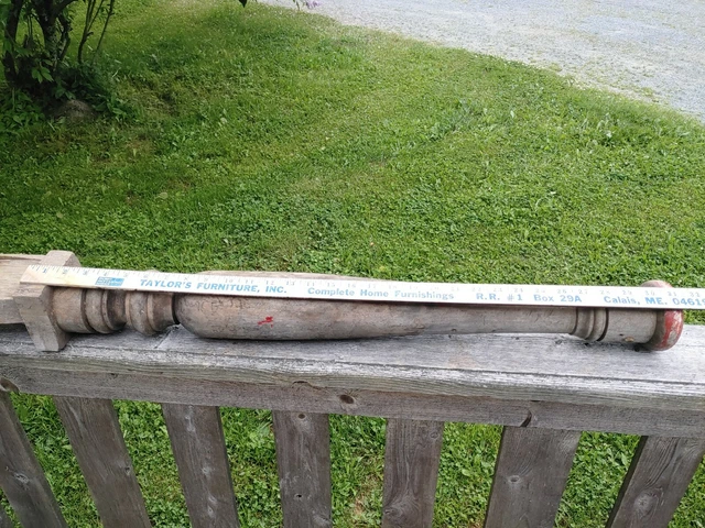 Architectural Salvage Turned Wood Newel Post 7