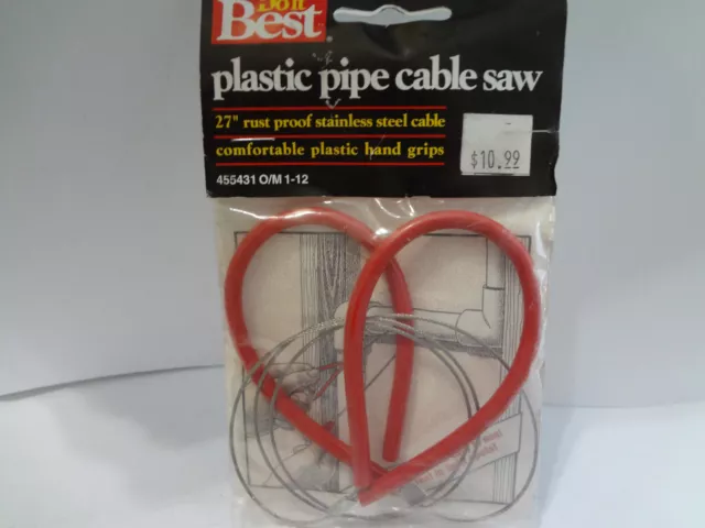 Doit Best Plastic Pipe Cable Saw 455431O/M 1-12