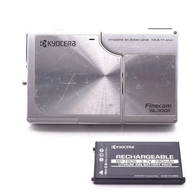 KYOCERA FINECAM SL300R Digital Camera 3.2MP 3x Optical Zoom