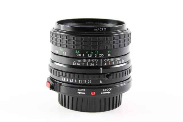 Lente Gran Angular Sigma Mini-Wide 2 Macro 28mm 28MM 1:2.8 - Canon Fd