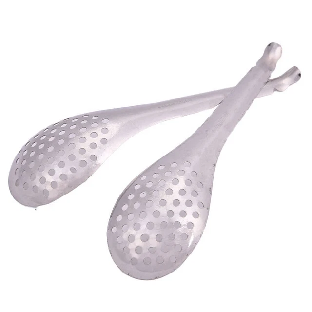 Cucchiaio creativo 56 fori cucina molecolare acrilico caviale utile cuoco da cucina -H7