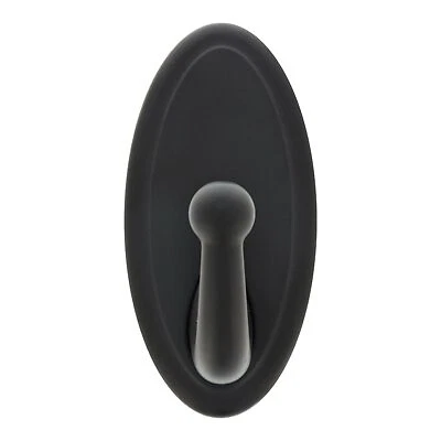 Gancho decorativo, bronce, ovalado, dura 25 libras. -515820