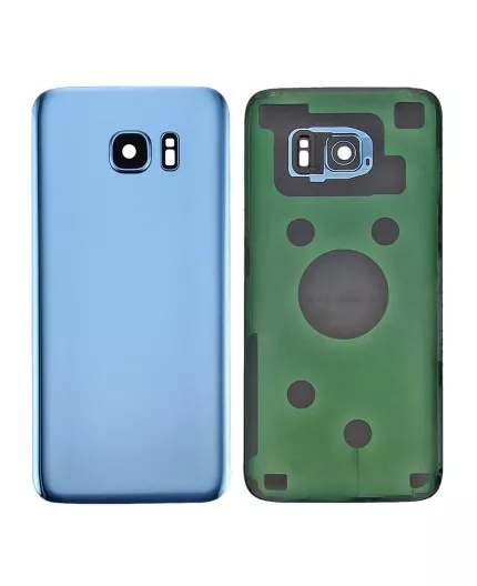 Vitre Arrière de Remplacement Samsung Galaxy S7 Edge (G935F) - Bleu