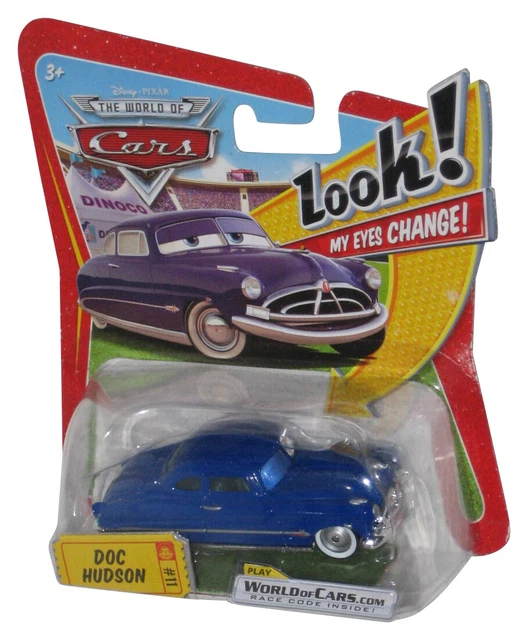 DISNEY CARS MOVIE Lenticular Look Eyes Change Doc Hudson Toy Car 11 £