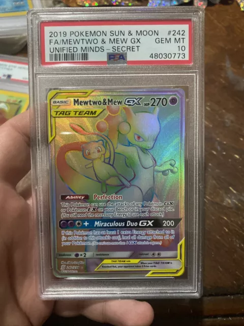 PSA 10 GEM MINT Aerodactyl GX Secret 244/236 - Pokemon