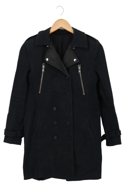THE KOOPLES Leichter Mantel Damen schwarz Gr. S