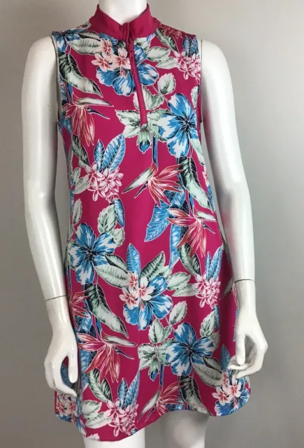 Tommy Bahama Golf Dress Tropical Floral  Tennis Women's Size M