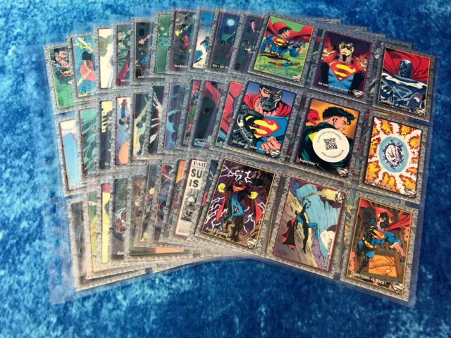 The Return of Superman DC Comics complete trading card base set by SkyBox 1993