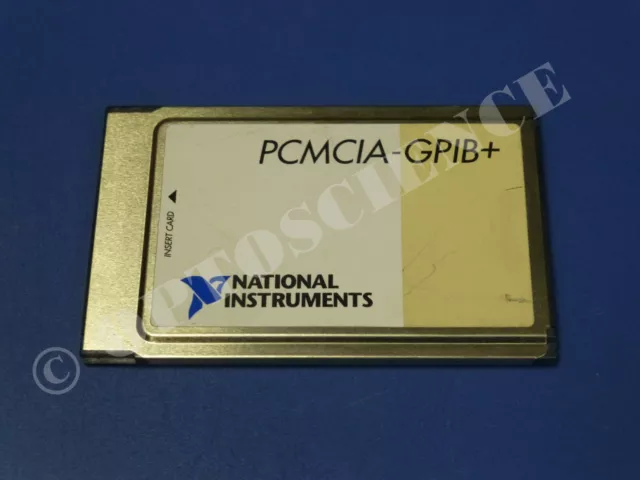 National Instruments PCMCIA-GPIB+ Controller / Analyzer Card 182780E-01