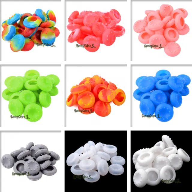 20 PCS Silicone Rubber Joystick Thumb Stick Grip Cap for Xbox One Controller