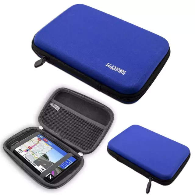 caseroxx GPS-Tasche für Garmin DriveSmart 76 in blau aus EVA