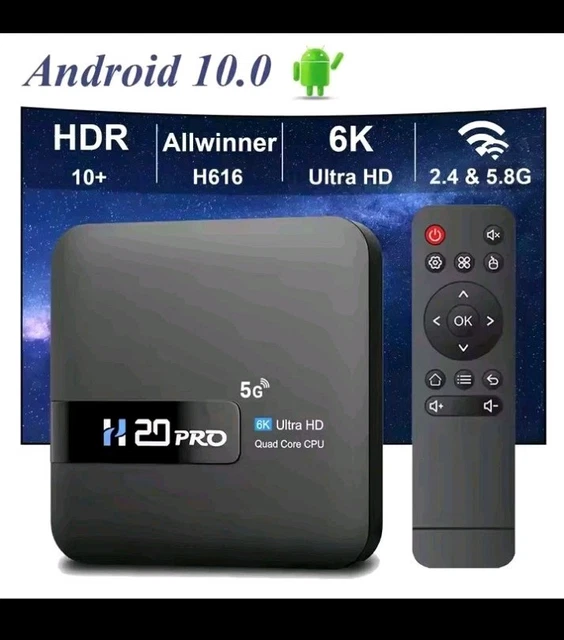 UPGRADED 2025 SMART Android 14 TV Box WIFI 8K HD Media Player Streamer ...