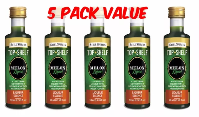 Still Spirits Top Shelf MELON LIQUEUR - 5 PACK